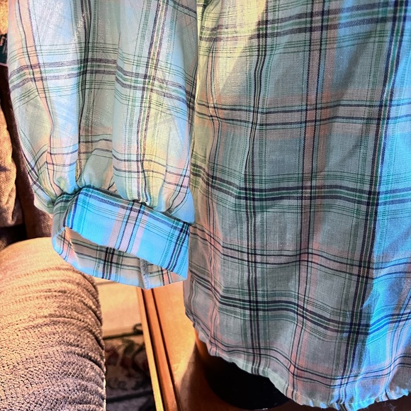 Sheer button up - Picture 2 of 4